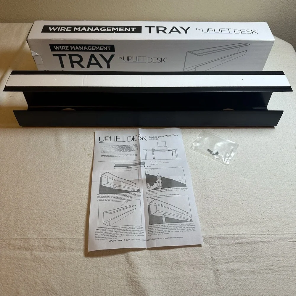 Advanced Wire Management Tray For Uplift Desk‎ ACC002 New In Box